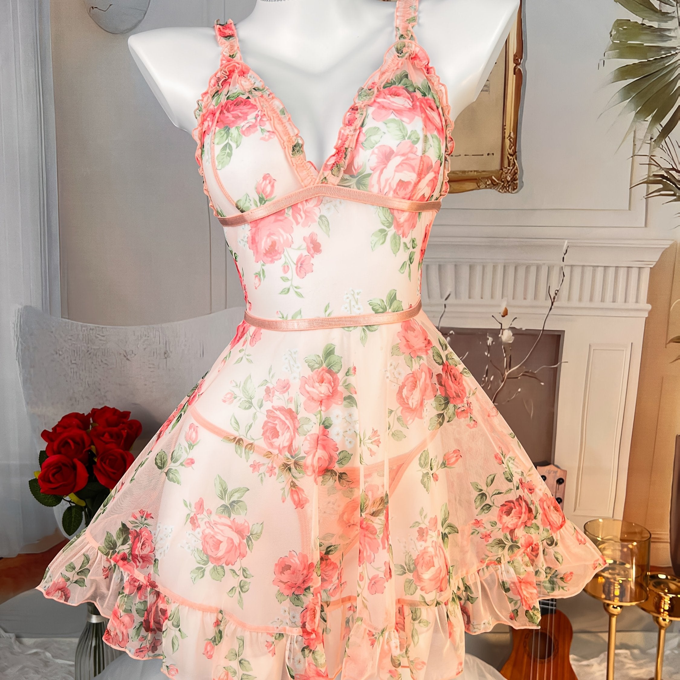 Elara Floral Sleep Set for Cozy Nights