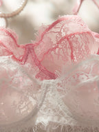 Lace Whisper Mesh Lingerie Set - Mivora