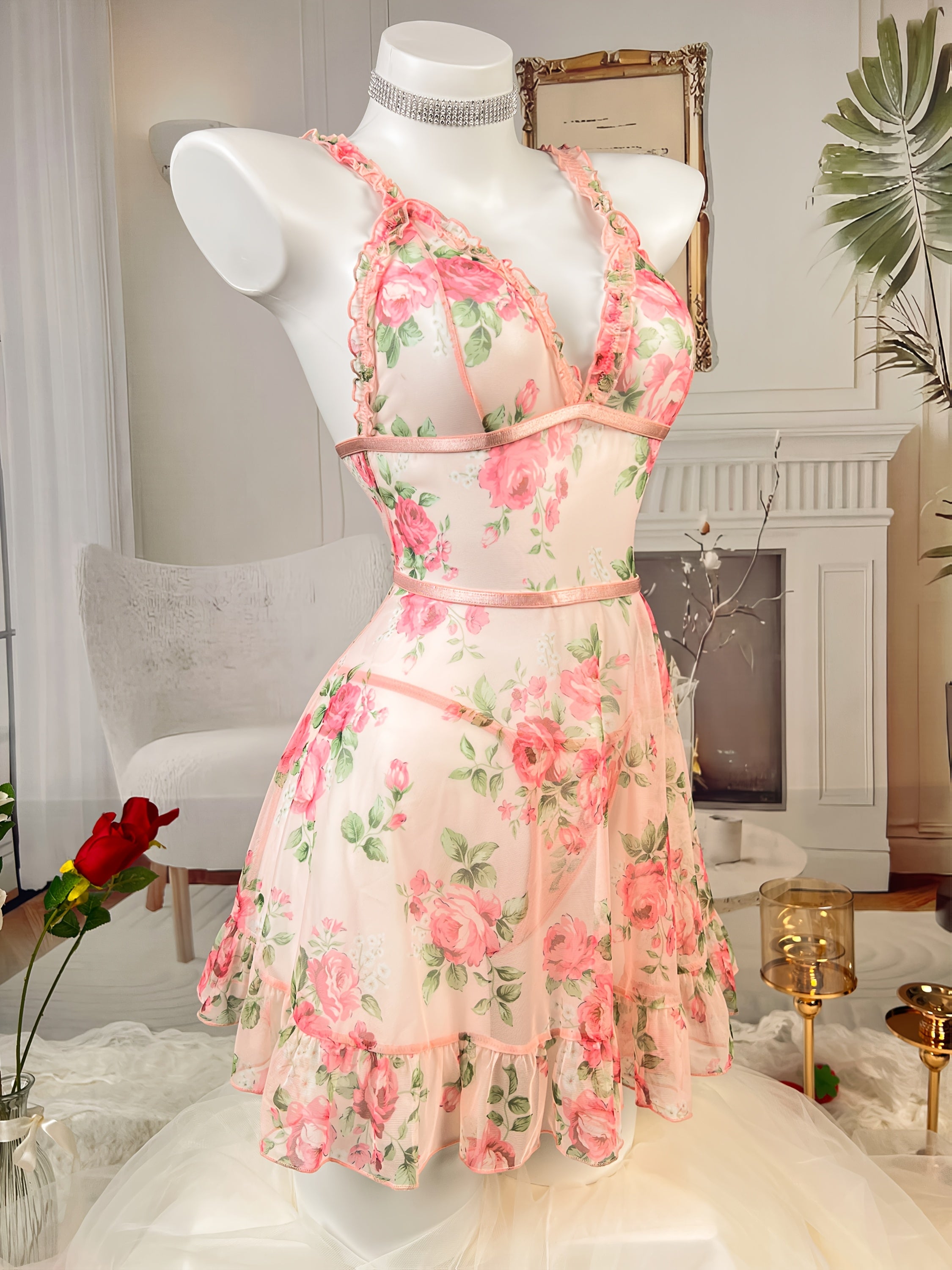 Elara Floral Sleep Set for Cozy Nights