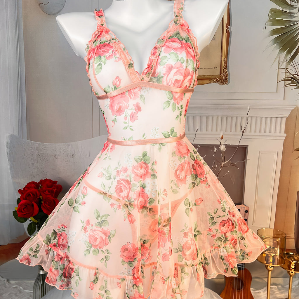 Elara Floral Sleep Set for Cozy Nights