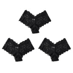 3pcs Women’s Lace Low Waist Panties | Sexy & Comfortable Set