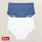 2pcs Women’s Floral Lace Panties | Elegant Women’s Underwear