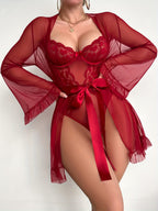 “Noelle” 3-Piece Satin Lounge Set