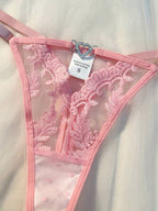 Premium Pink Floral Lingerie Set – Elegance Meets Seduction